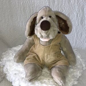 Ganz Bros Wrinkles Dog Puppet Stuffed Animal Plush 18”